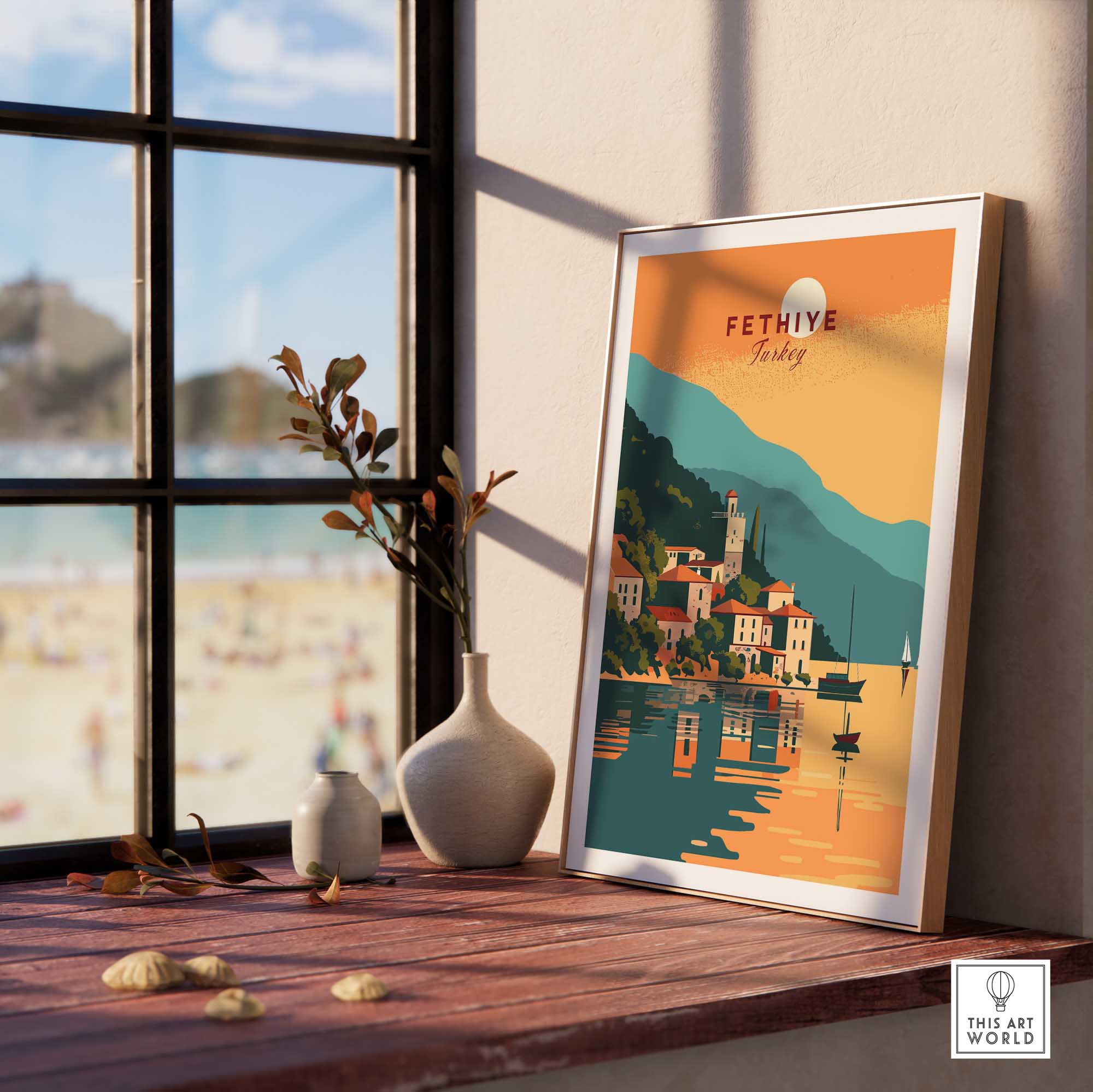 Fethiye Travel Print-This Art World