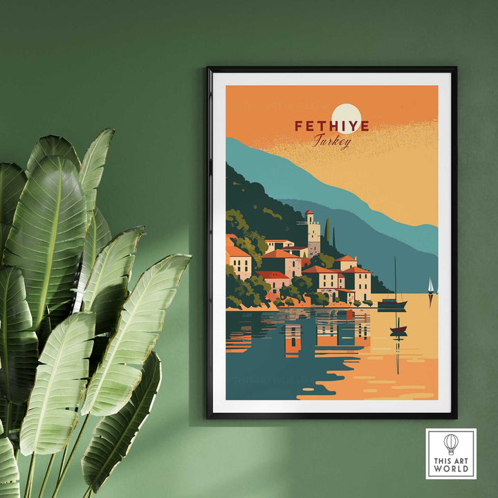 Fethiye Travel Print-This Art World