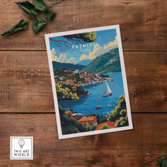 Fethiye Turkey Art Print-This Art World