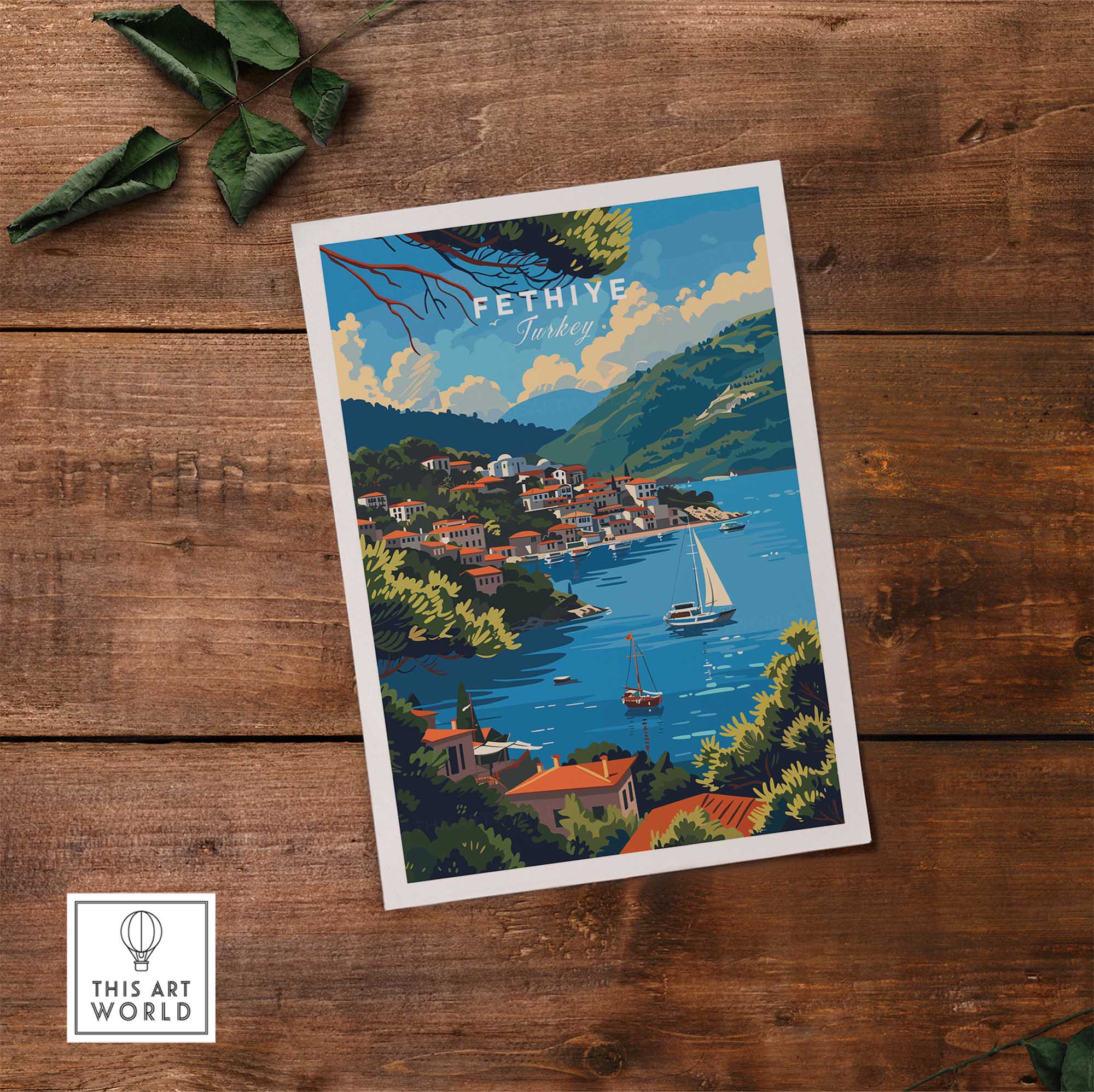 Fethiye Turkey Art Print-This Art World