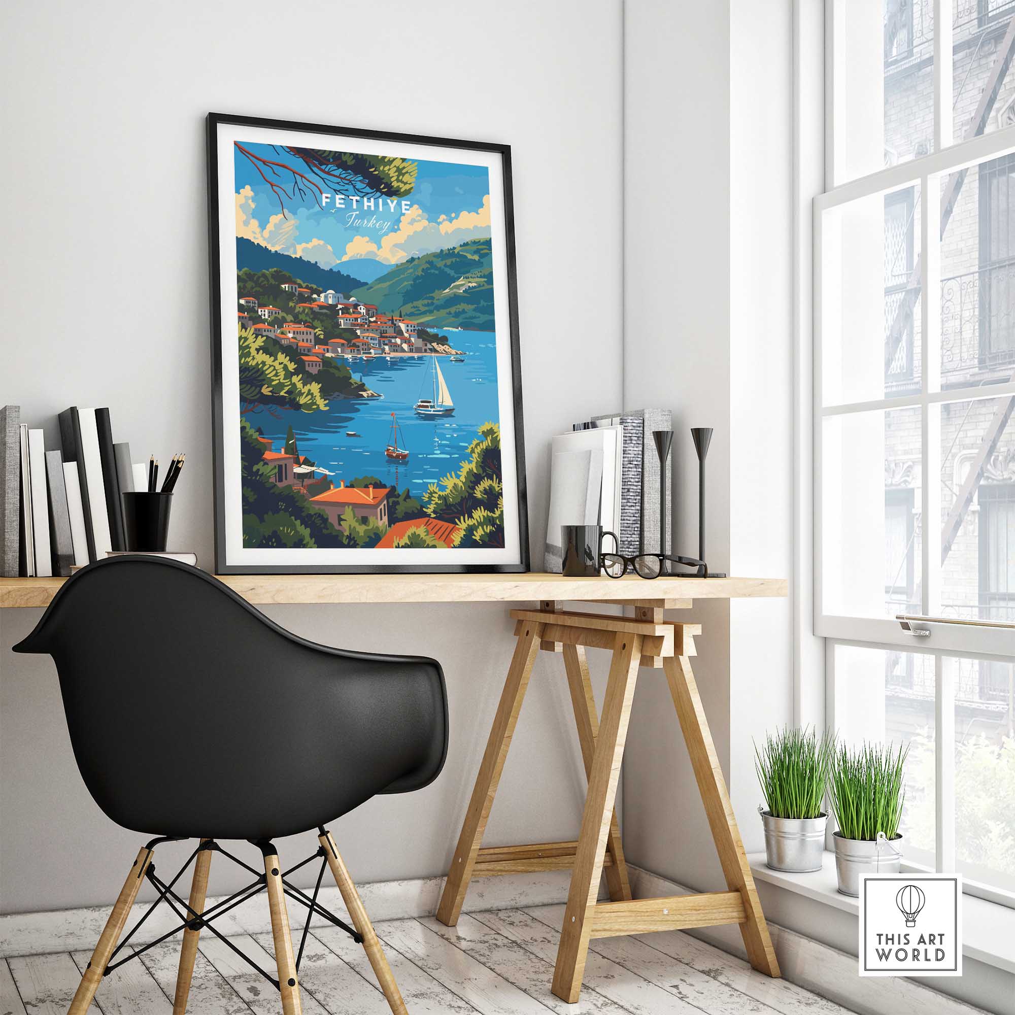 Fethiye Turkey Art Print-This Art World