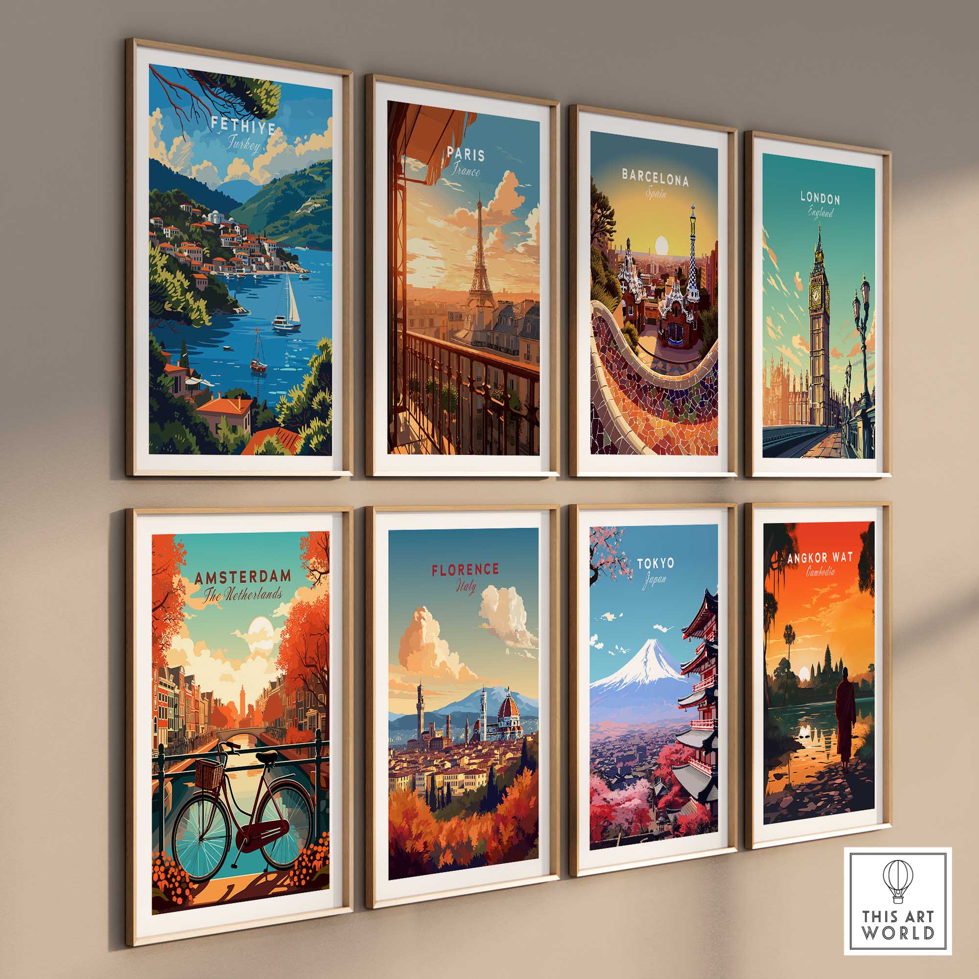 Fethiye Turkey Art Print-This Art World