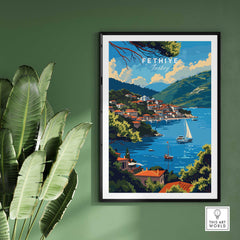 Fethiye Turkey Art Print-This Art World