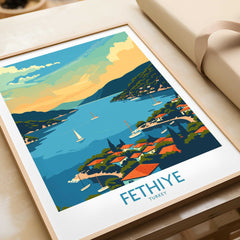 Fethiye Turkey Poster-This Art World