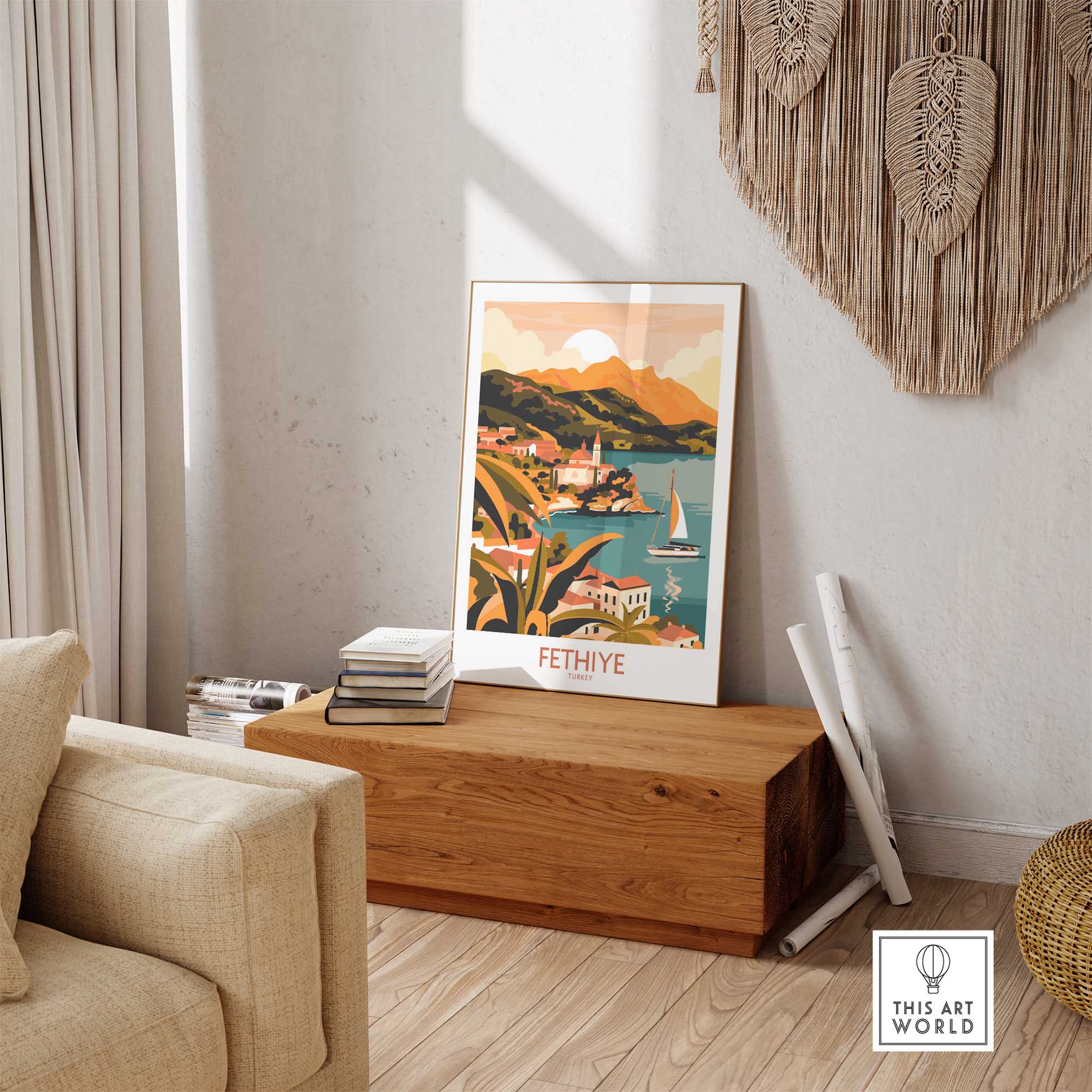 Fethiye Wall Art Poster-This Art World