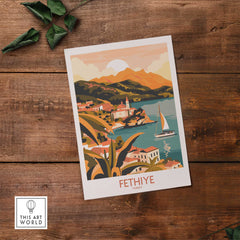 Fethiye Wall Art Poster-This Art World