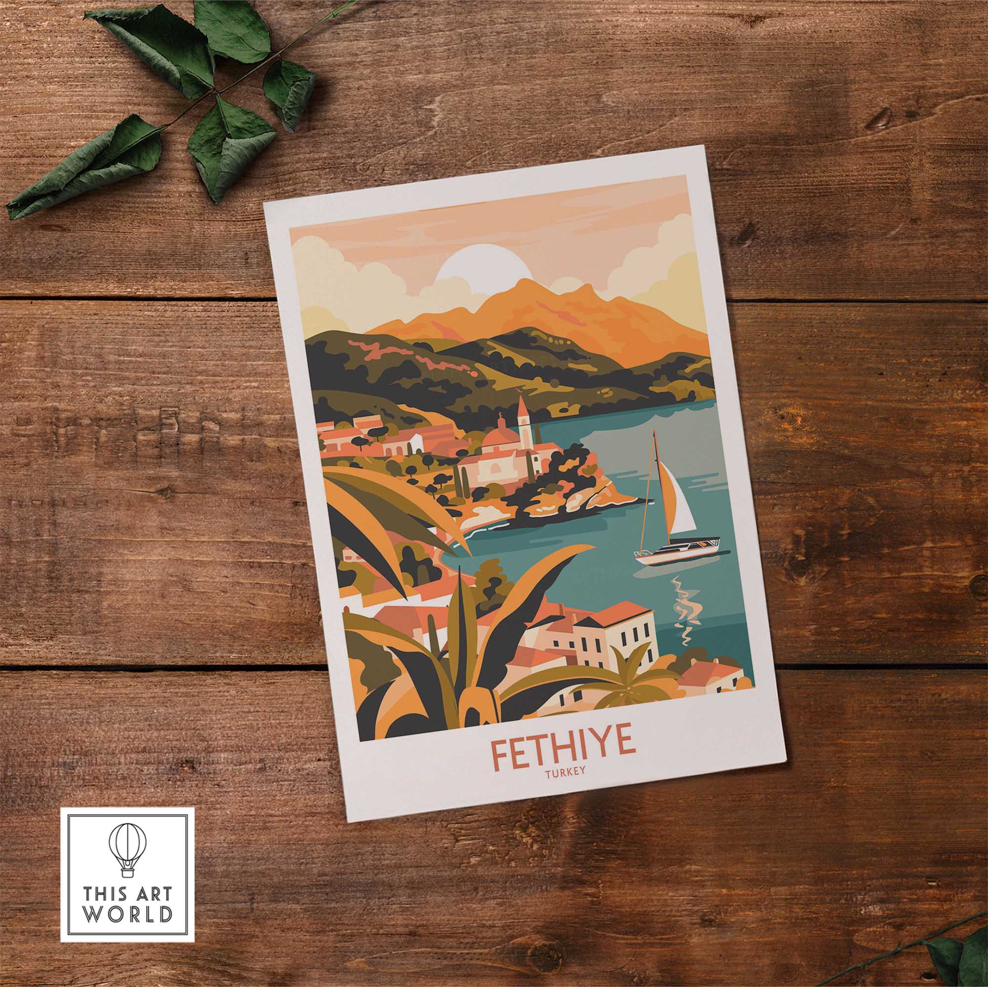 Fethiye Wall Art Poster-This Art World