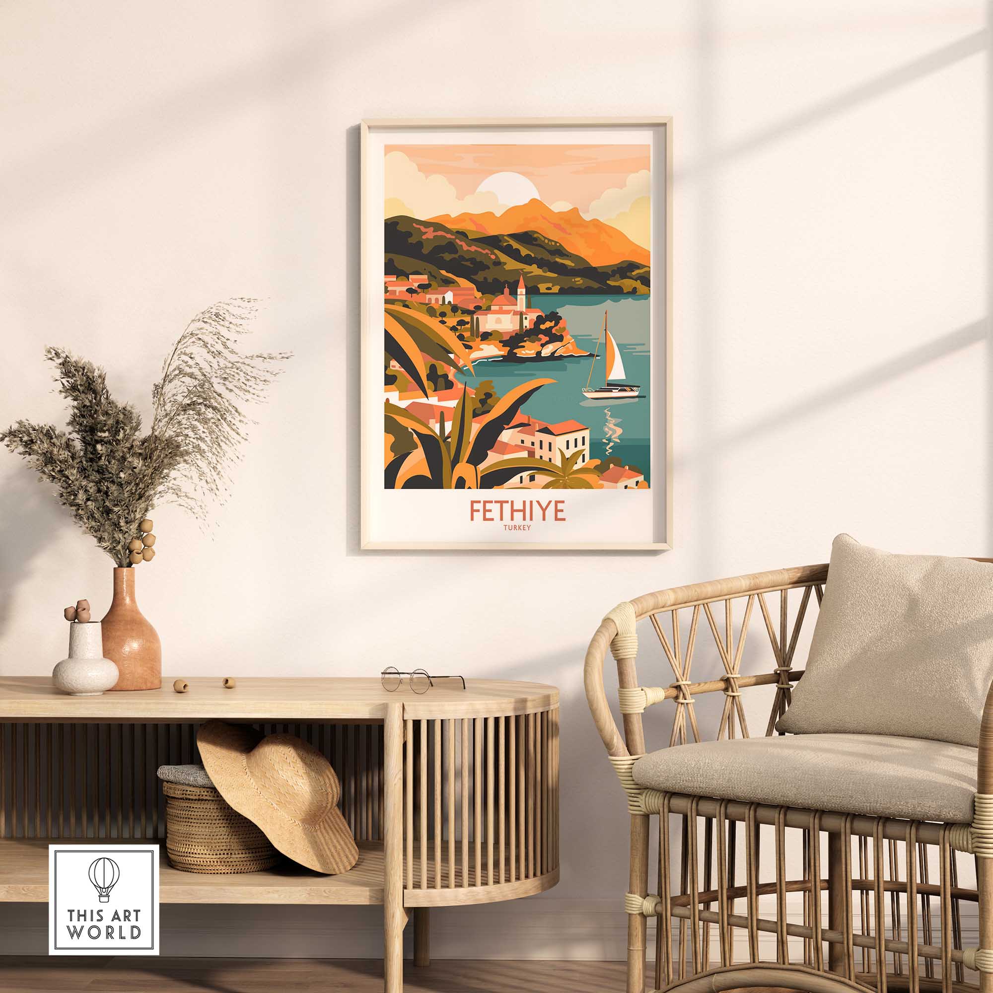 Fethiye Wall Art Poster-This Art World