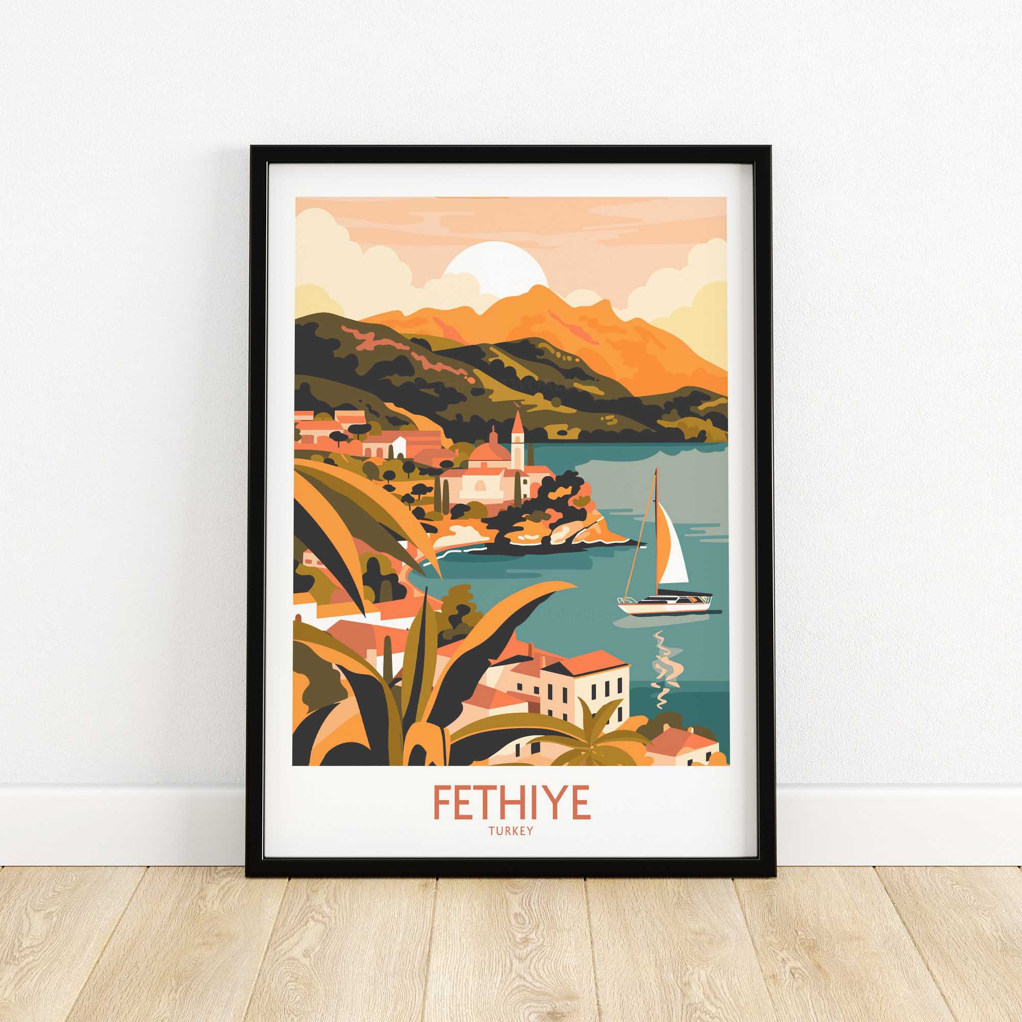 Fethiye Wall Art Poster-This Art World
