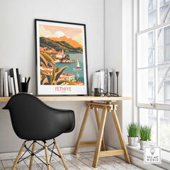 Fethiye Wall Art Poster-This Art World
