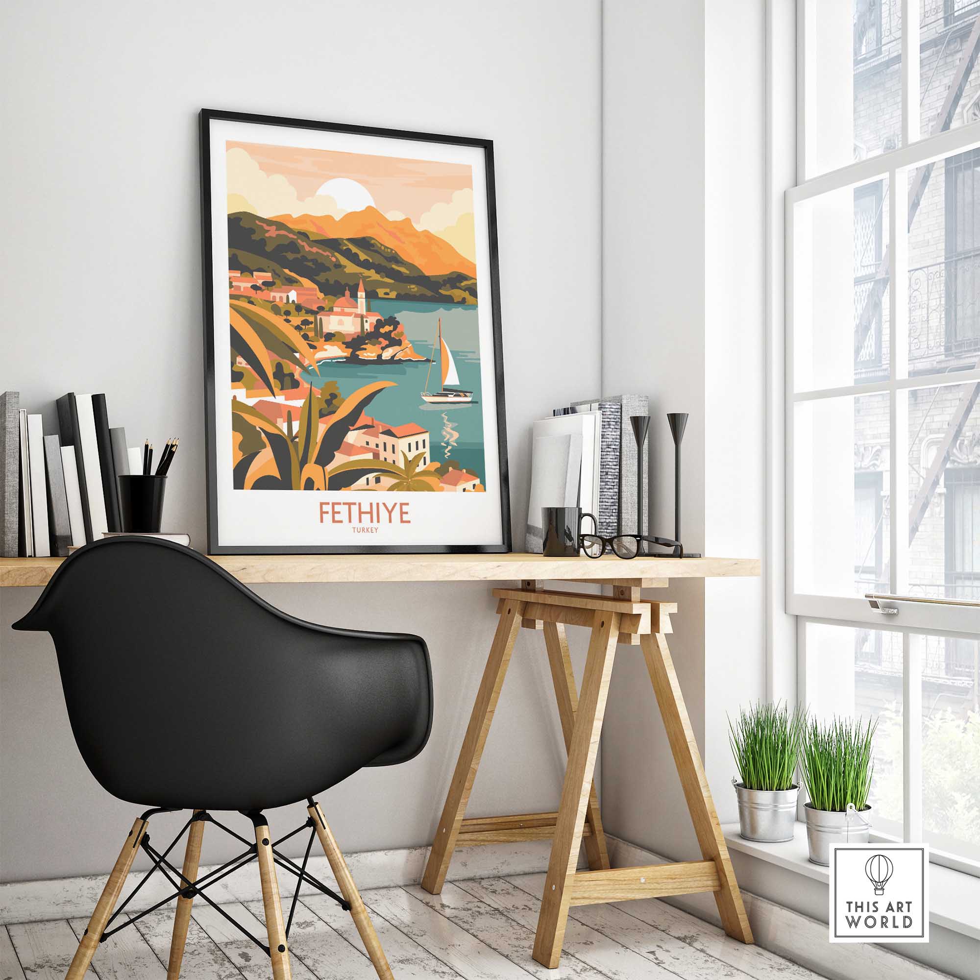 Fethiye Wall Art Poster-This Art World