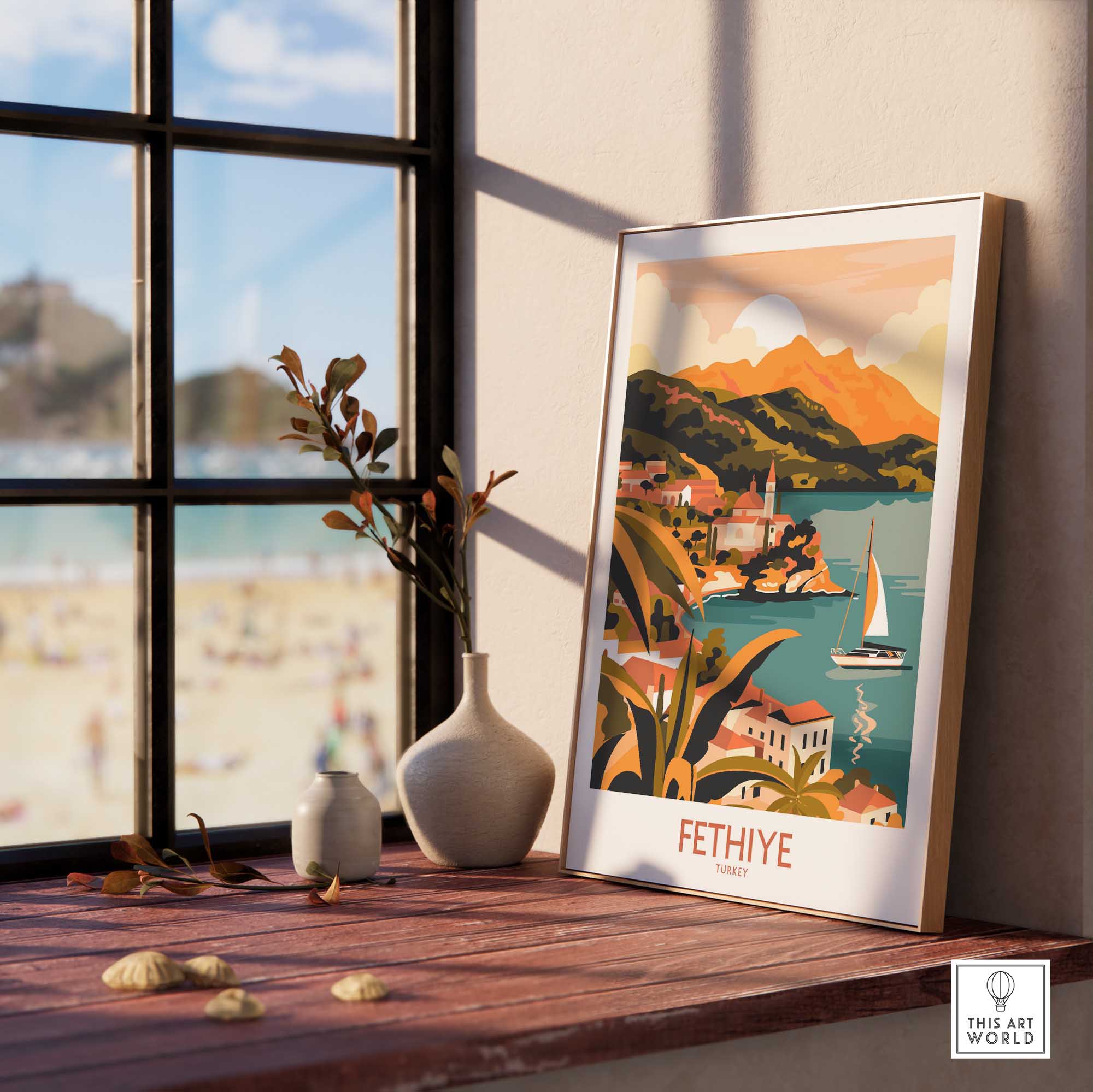 Fethiye Wall Art Poster-This Art World