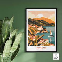 Fethiye Wall Art Poster-This Art World