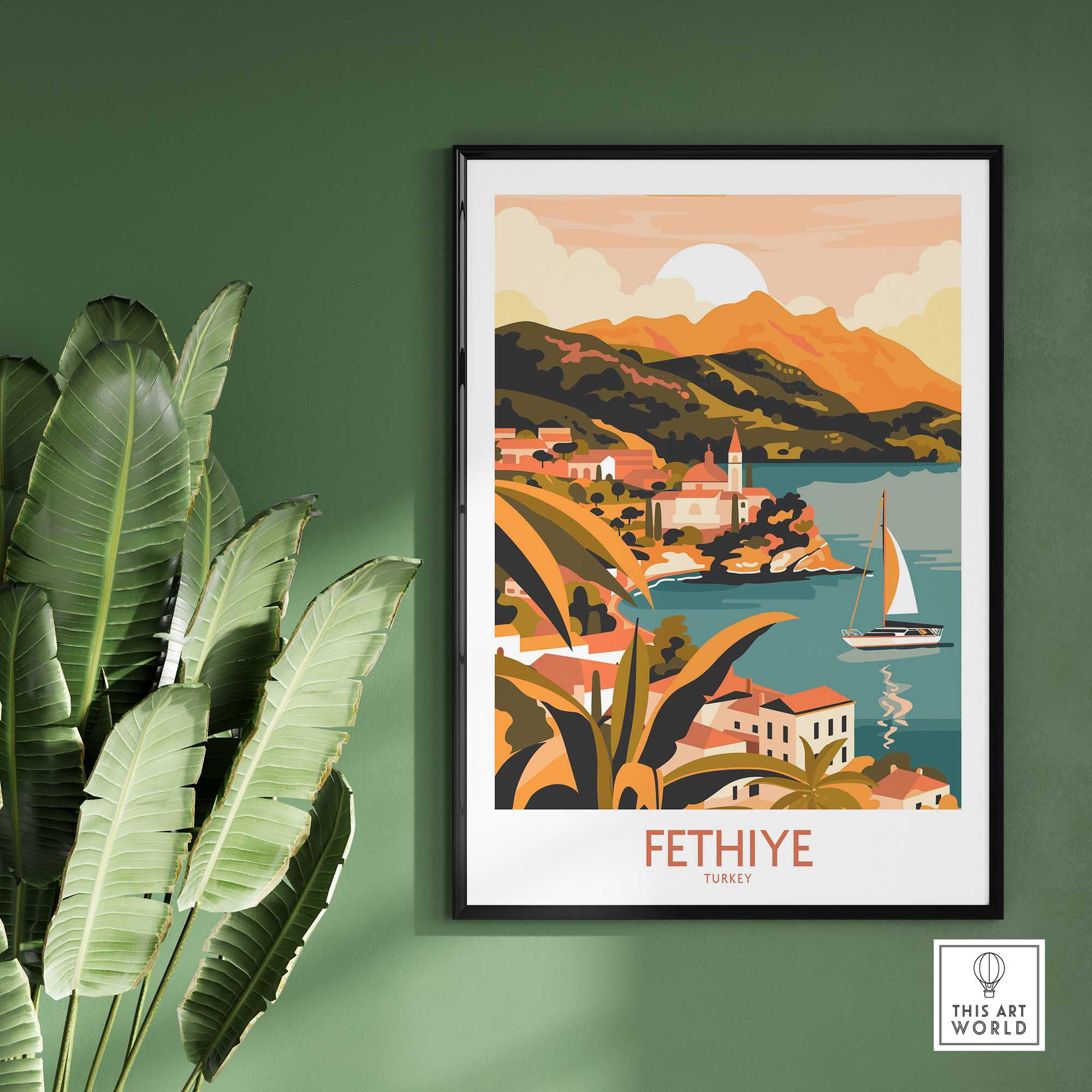 Fethiye Wall Art Poster-This Art World