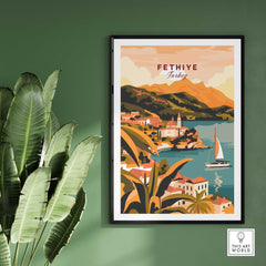 Fethiye Wall Art Print-This Art World
