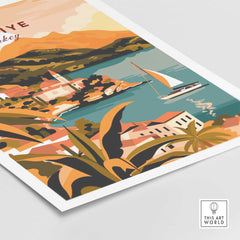 Fethiye Wall Art Print-This Art World