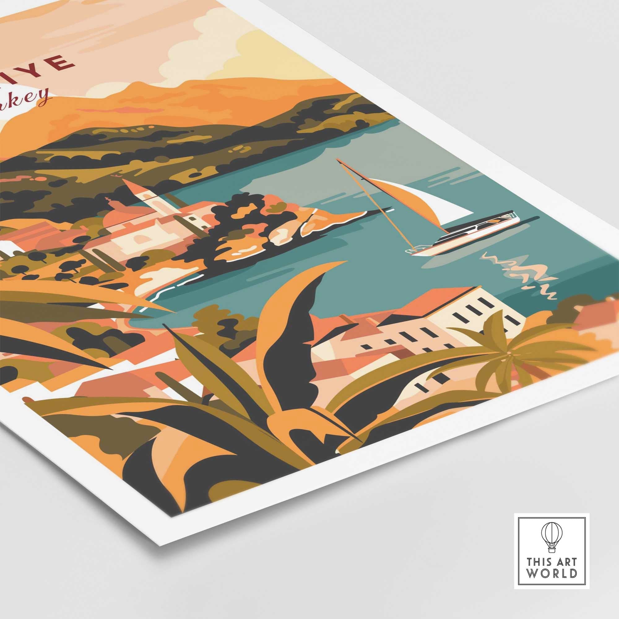 Fethiye Wall Art Print-This Art World