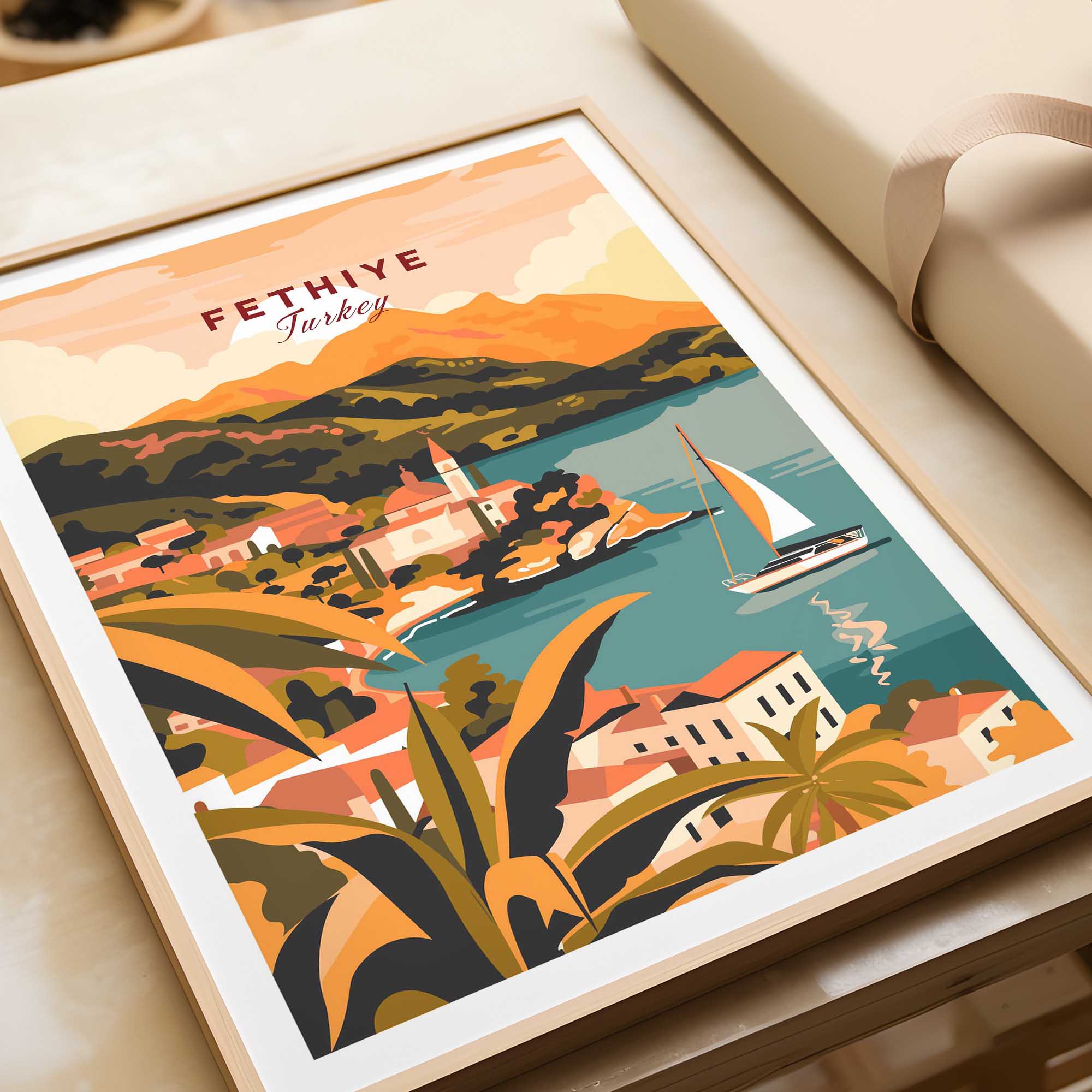 Fethiye Wall Art Print-This Art World