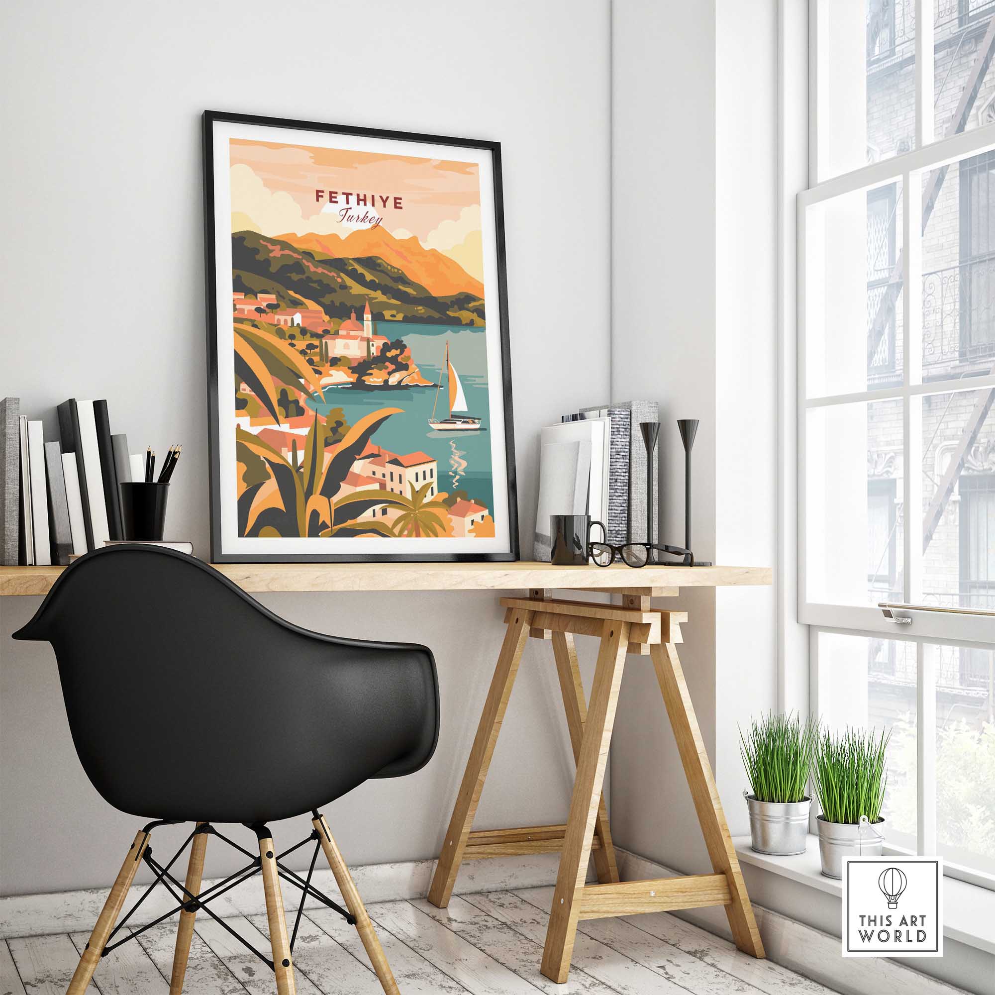 Fethiye Wall Art Print-This Art World