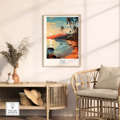 Fiji Print part of our best collection or travel posters and prints - This Art World