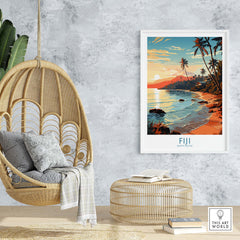 Fiji Print part of our best collection or travel posters and prints - This Art World