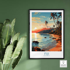 Fiji Print part of our best collection or travel posters and prints - This Art World