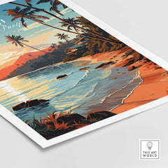 Fiji Travel Poster part of our best collection or travel posters and prints - This Art World