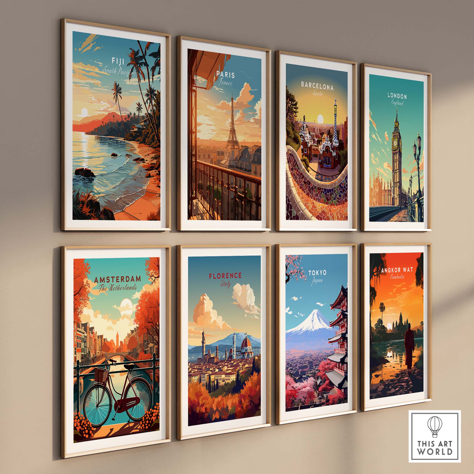 Fiji Travel Poster part of our best collection or travel posters and prints - This Art World