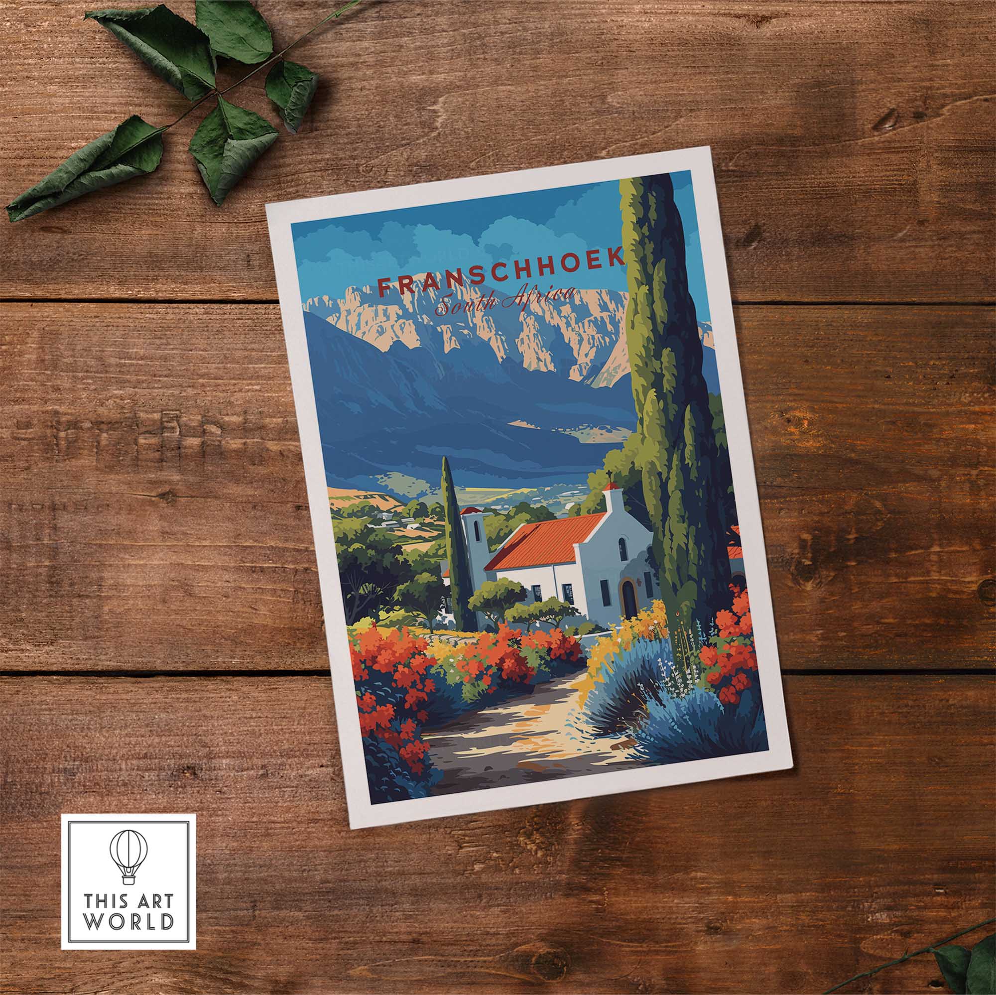 Franschhoek Art Print-This Art World