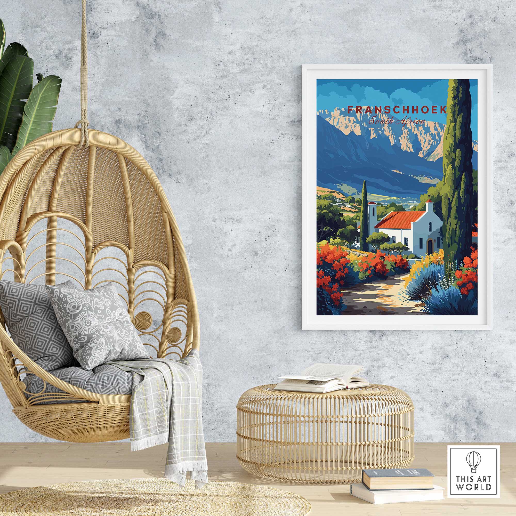 Franschhoek Art Print-This Art World
