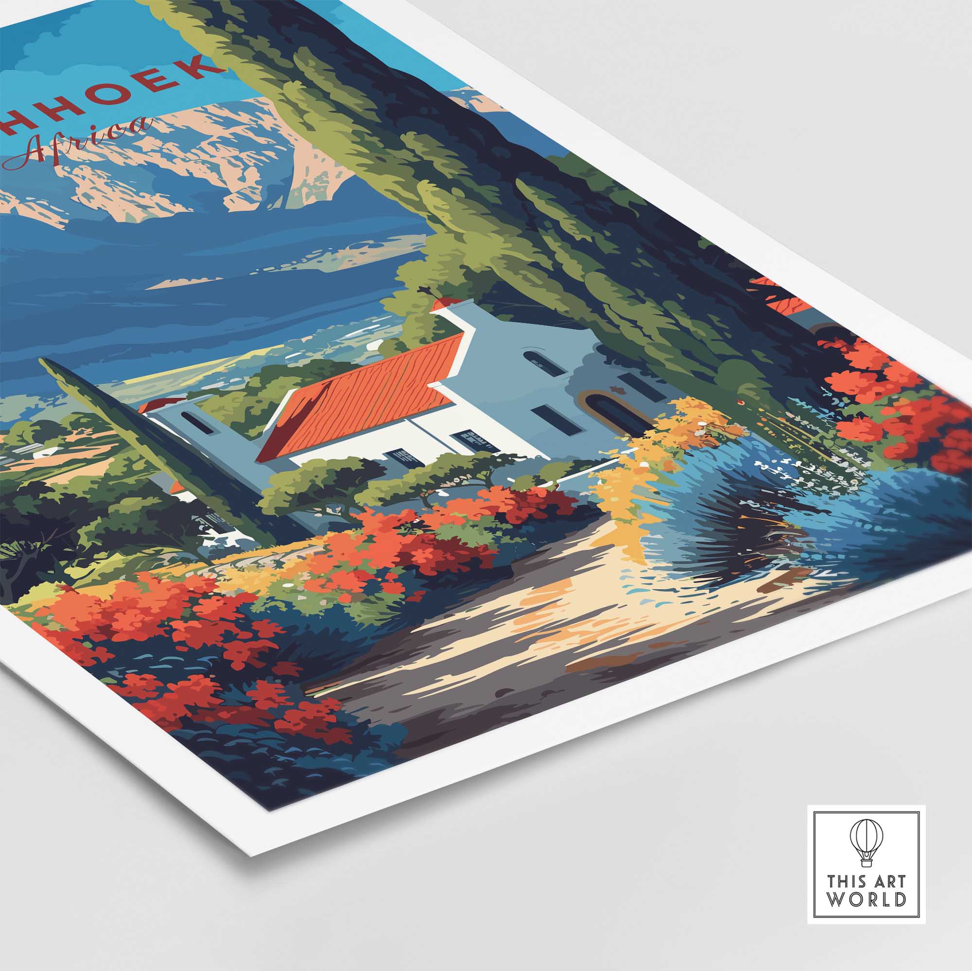 Franschhoek Art Print-This Art World