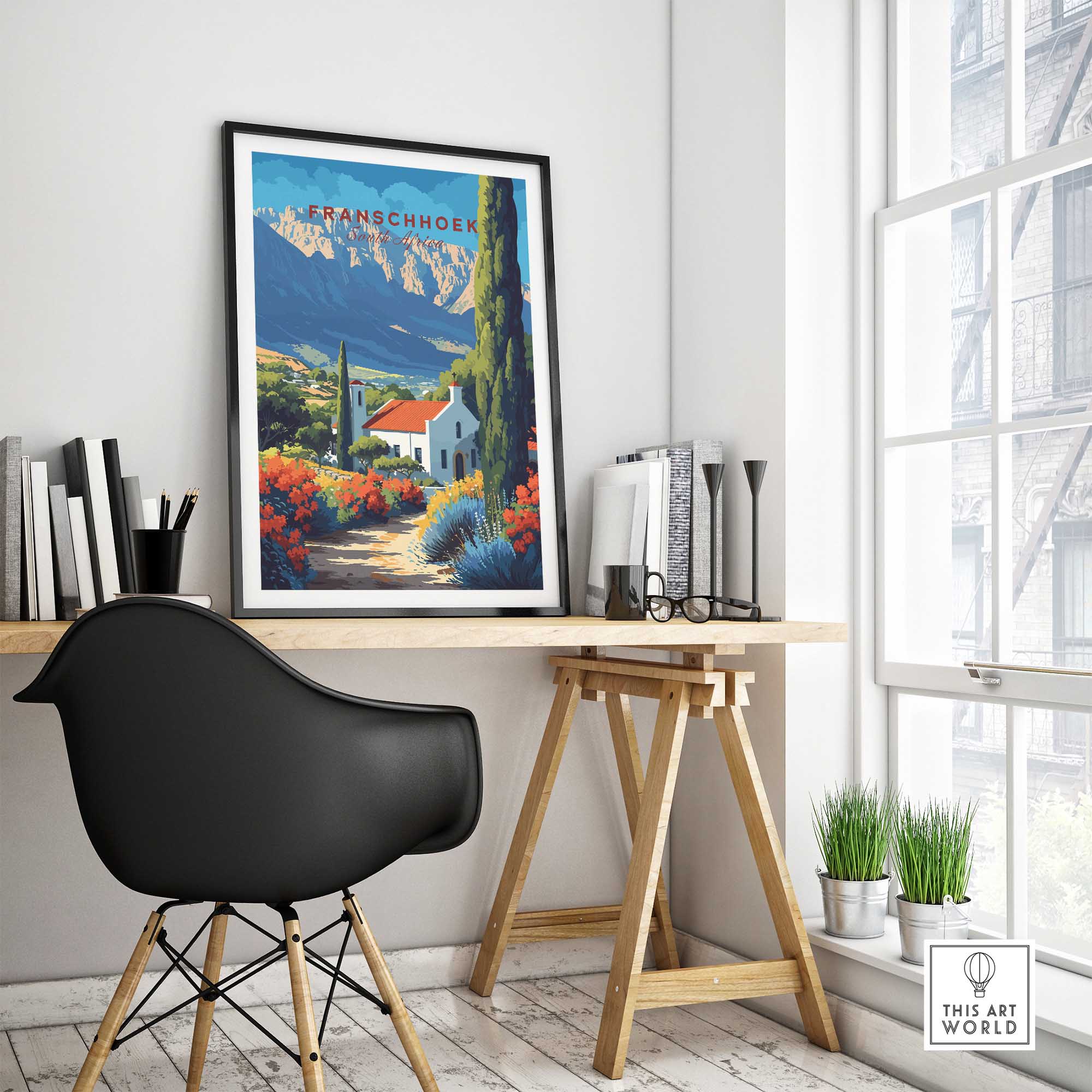 Franschhoek Art Print-This Art World