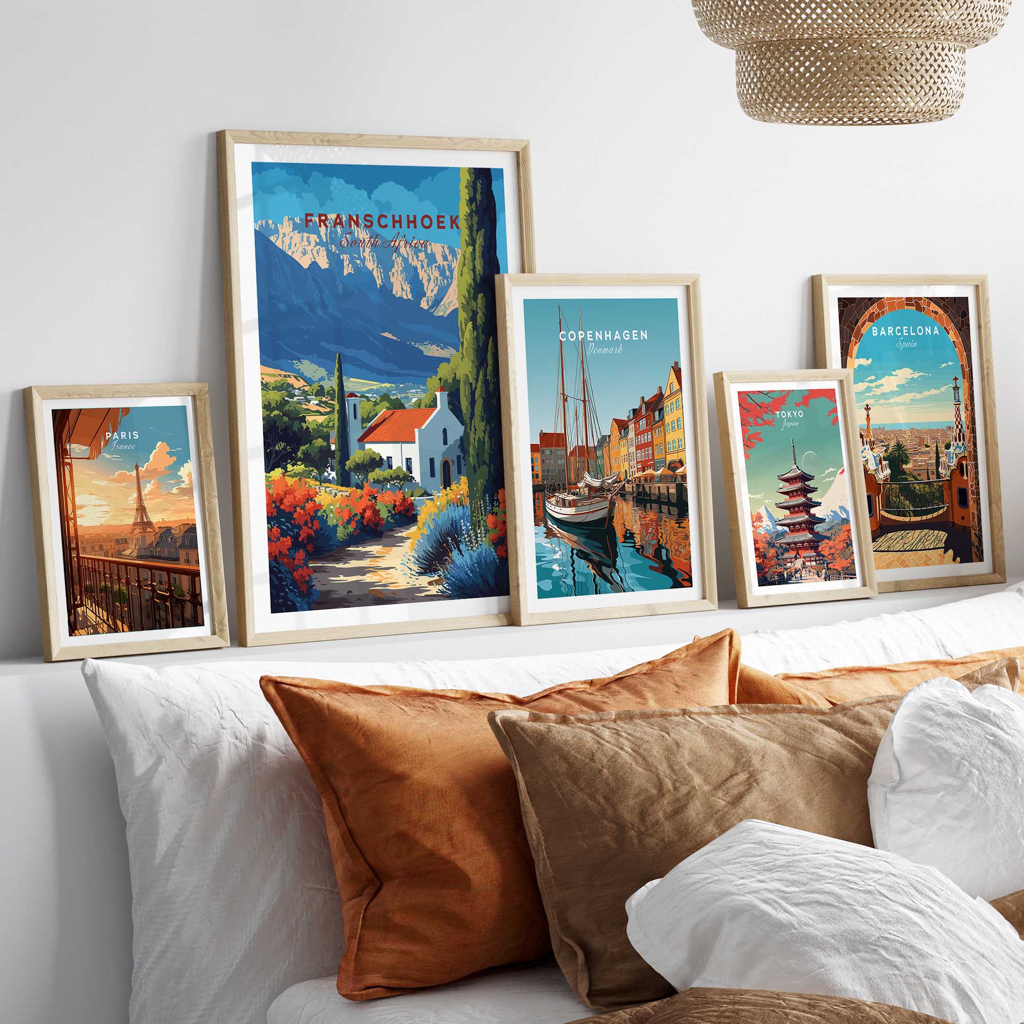Franschhoek Art Print-This Art World