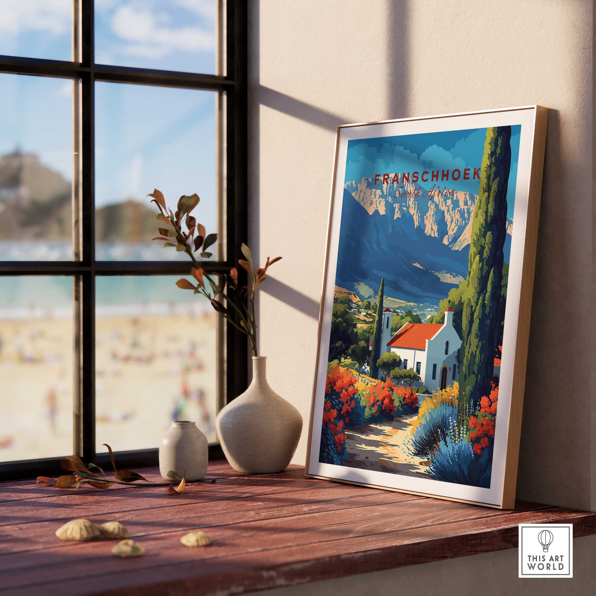 Franschhoek Art Print-This Art World