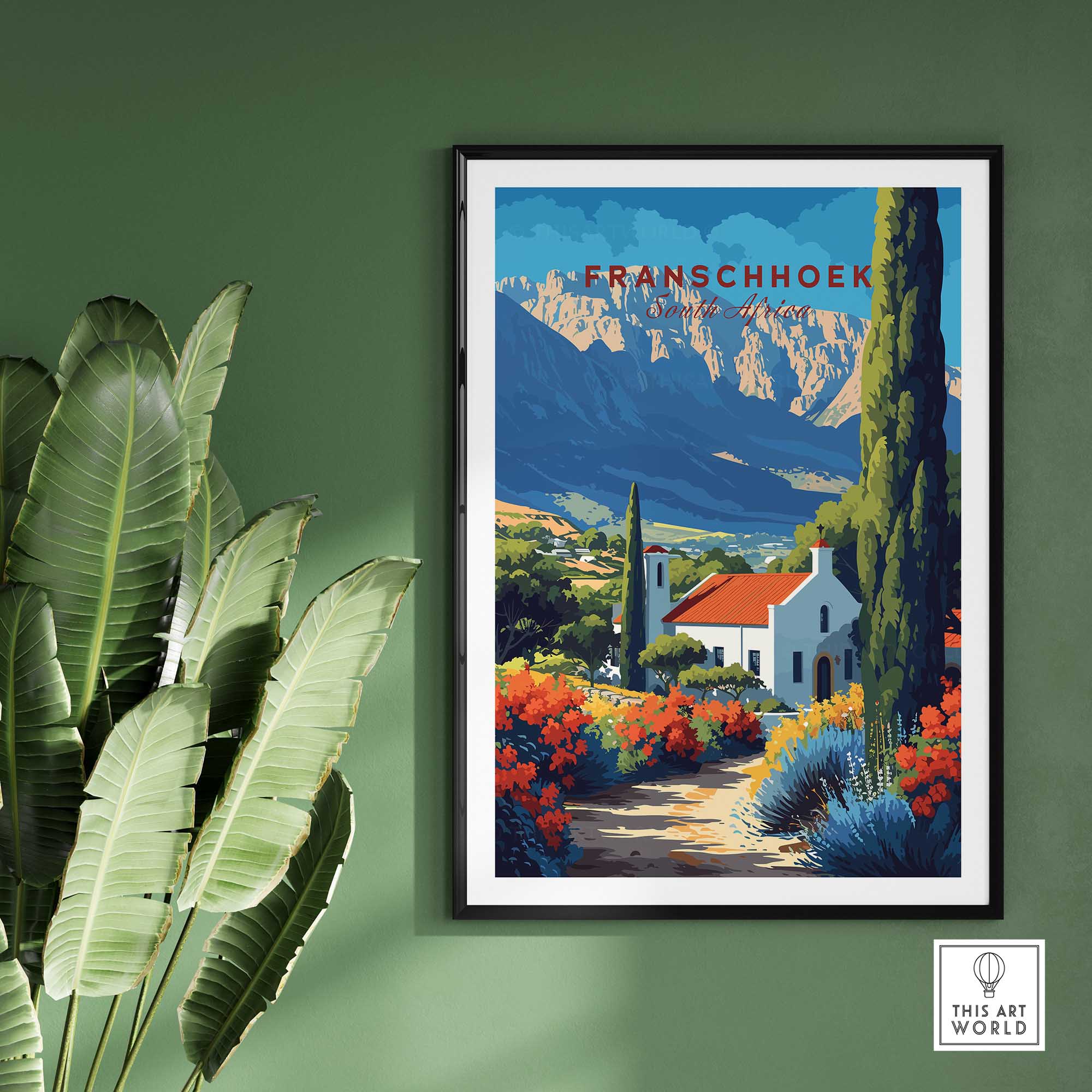 Franschhoek Art Print-This Art World