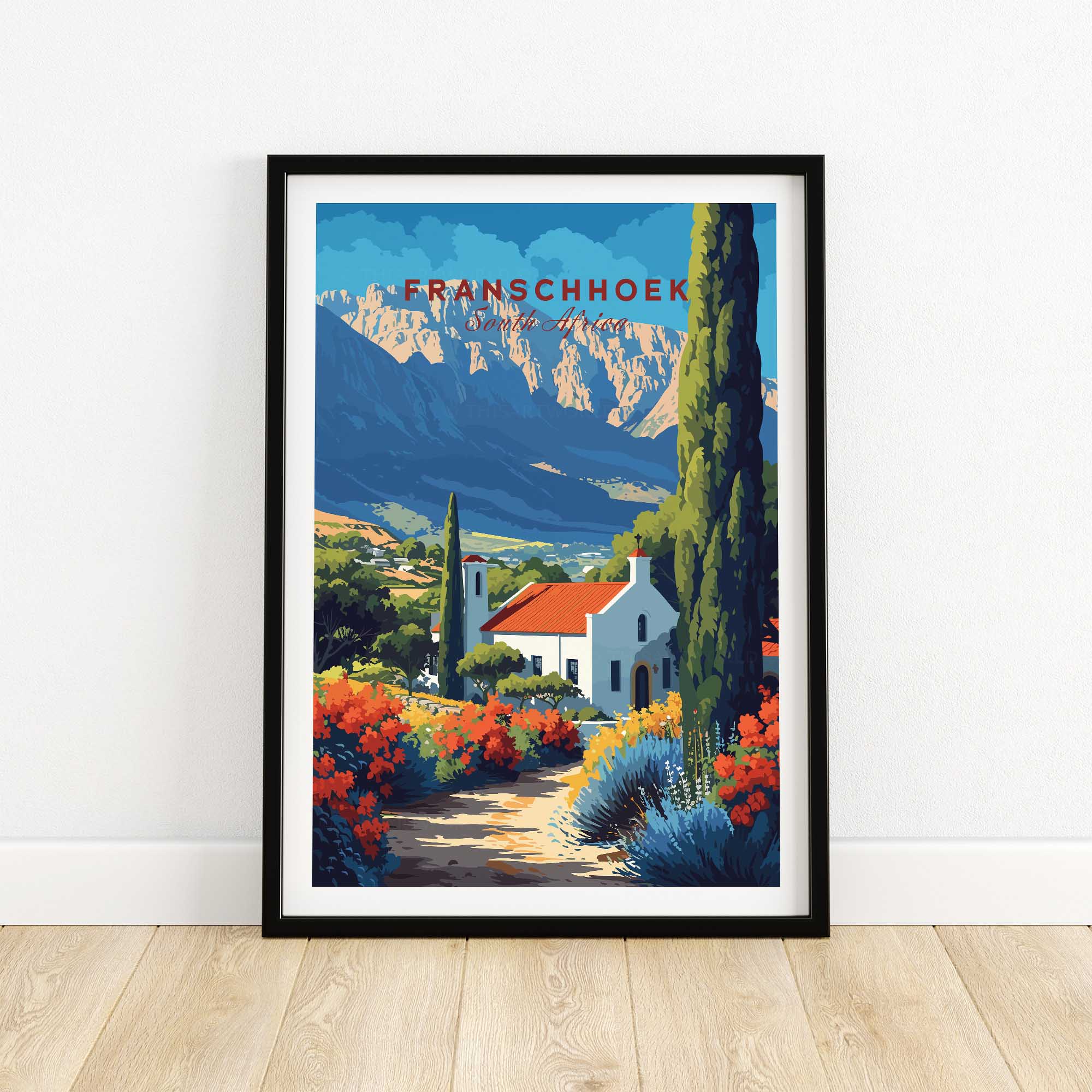 Franschhoek Art Print-This Art World