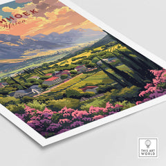Franschhoek South Africa Poster-This Art World