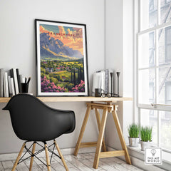 Franschhoek South Africa Poster-This Art World