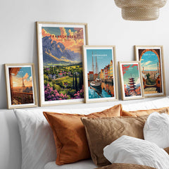 Franschhoek South Africa Poster-This Art World