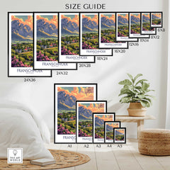 Franschhoek Travel Poster-This Art World