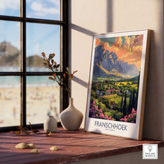 Franschhoek Travel Poster-This Art World
