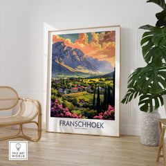 Franschhoek Travel Poster-This Art World