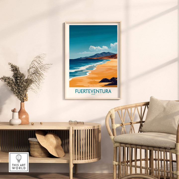 Fuerteventura Travel Poster