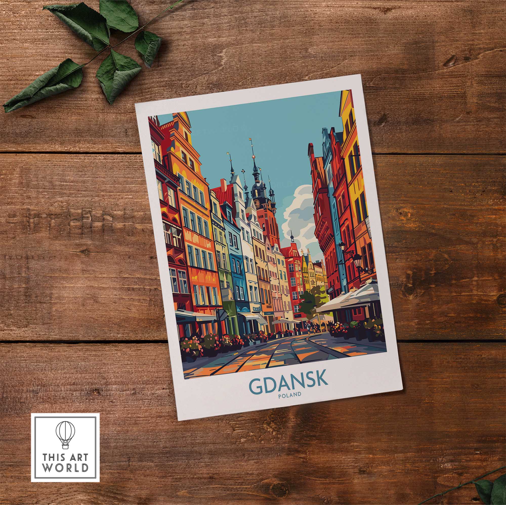 Gdansk Travel Poster - Poland-This Art World