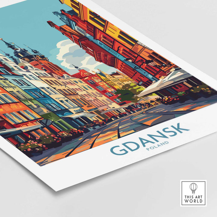 Gdansk Travel Poster - Poland-This Art World