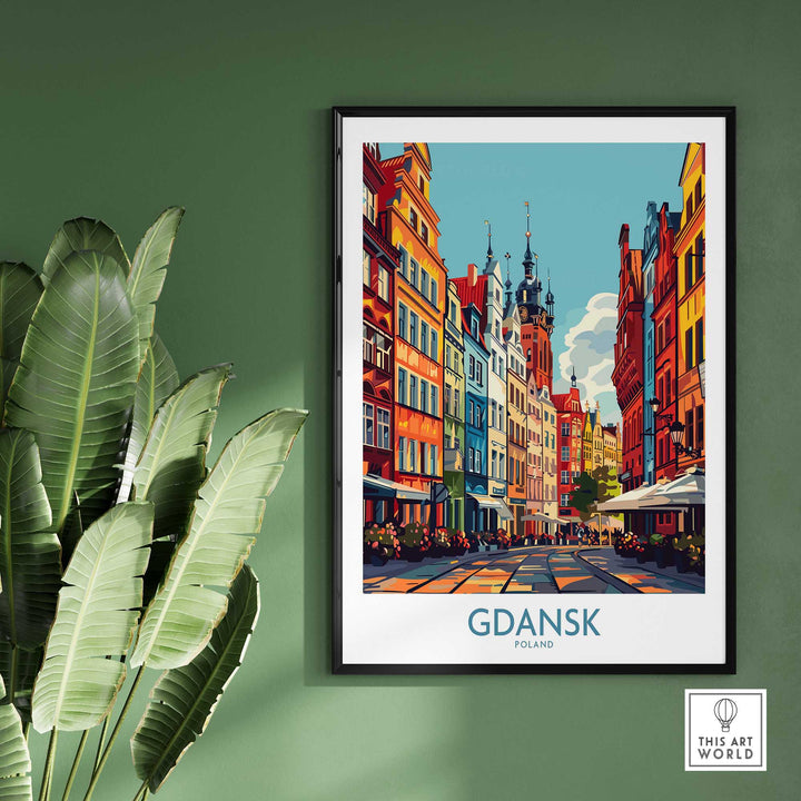 Gdansk Travel Poster - Poland-This Art World