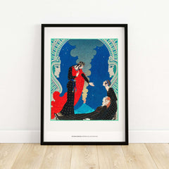 Exhibition Art Print George Barbier Empedocles Panthea Art Deco Mythology Poster Wall Art framed artwork