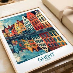 Ghent Wall Art Print - Belgium-This Art World