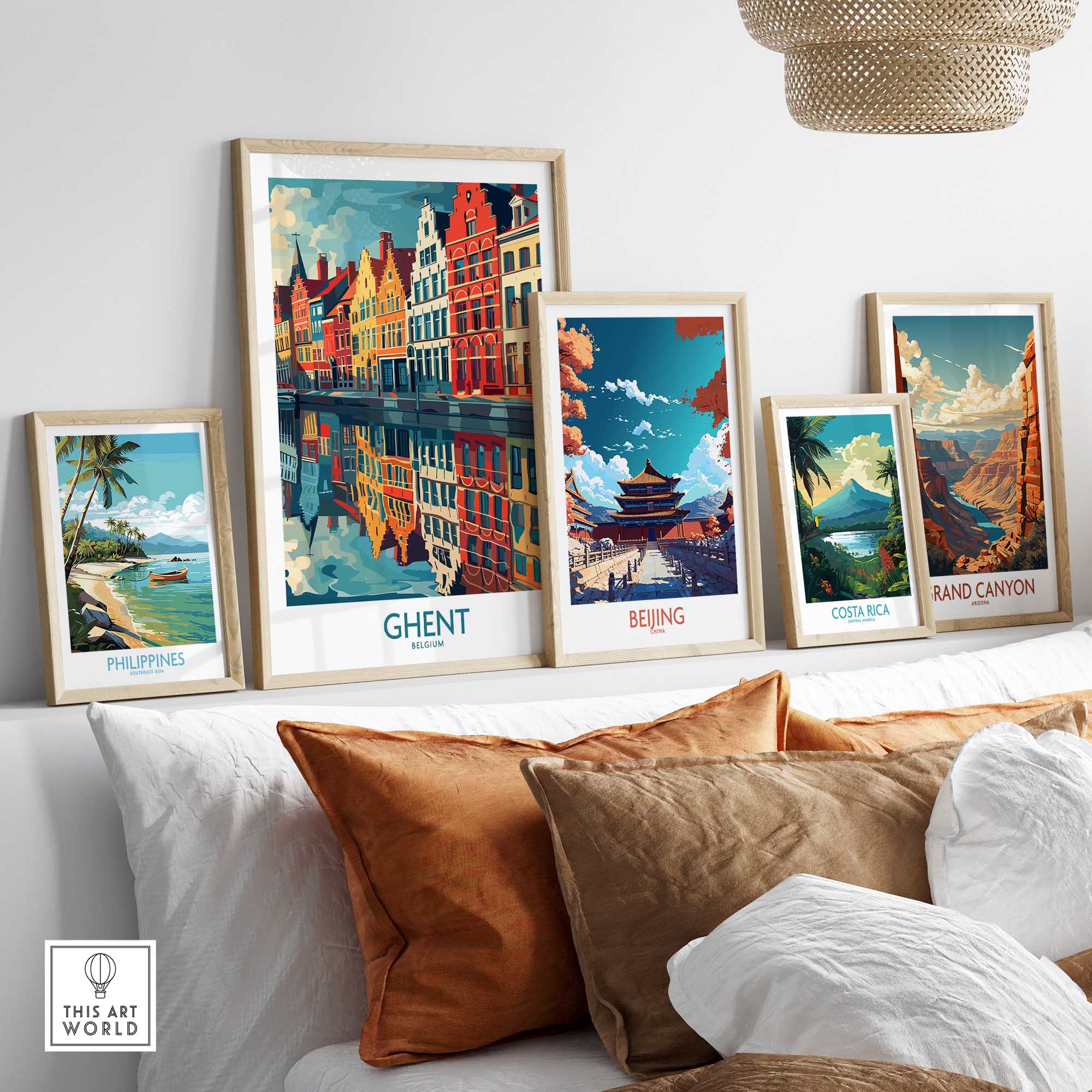 Ghent Wall Art Print - Belgium-This Art World