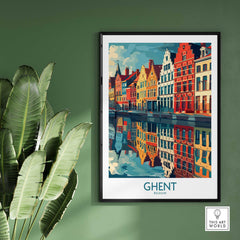 Ghent Wall Art Print - Belgium-This Art World